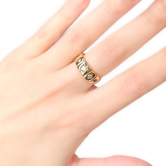 18ct Sapphire & Diamond Vintage Ring