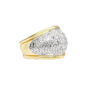 18ct Diamond Dome Ring