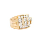 9ct Mens Gold Ring, 2.00cts