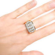 9ct Mens Gold Ring, 2.00cts