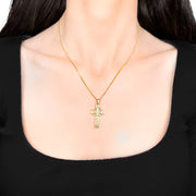 18ct Yellow Gold Celtic Cross Pendant