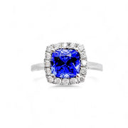 18ct White Gold Tanzanite Ring