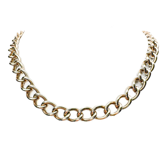 9ct Open Curb Chain Necklace