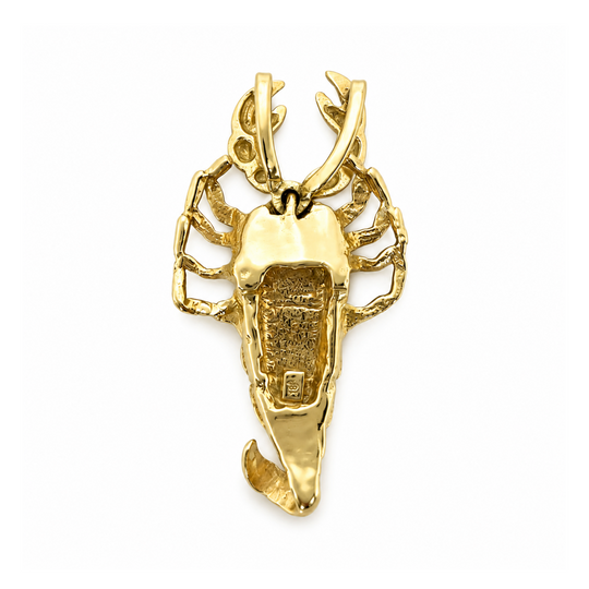 18ct Yellow & White Gold Scorpion Pendant