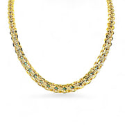 14ct Yellow Gold Fancy Chain, 58cm