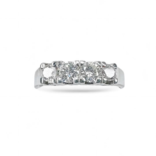 14ct White Gold Diamond Ring