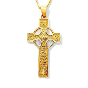 18ct Yellow Gold Celtic Cross Pendant