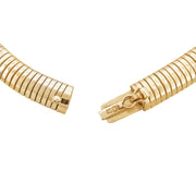 18ct Vintage Snake Coiled Necklace