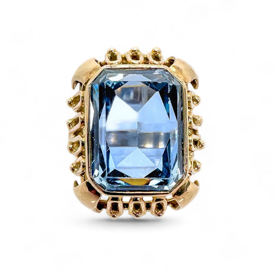 8 Karat Gelbgold-Spinellring