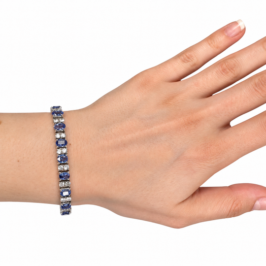 Sapphire & Spinel Bracelet