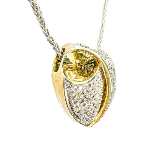 9ct Diamond Heart Pendant
