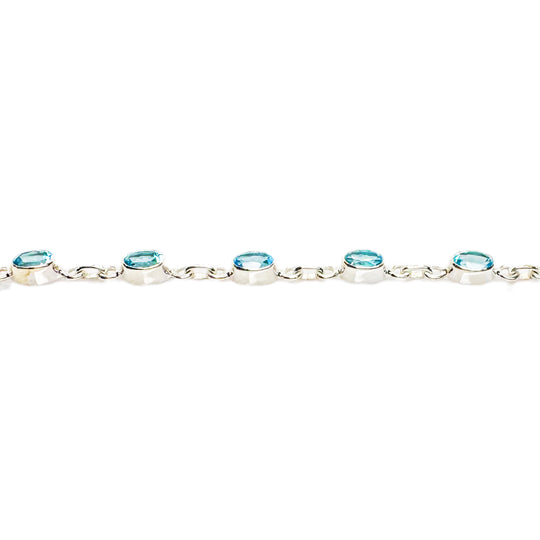 Topaz Sterling Silver Bracelet