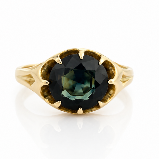 18ct Sapphire Mens Ring