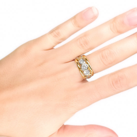 18ct Diamond Dress Ring