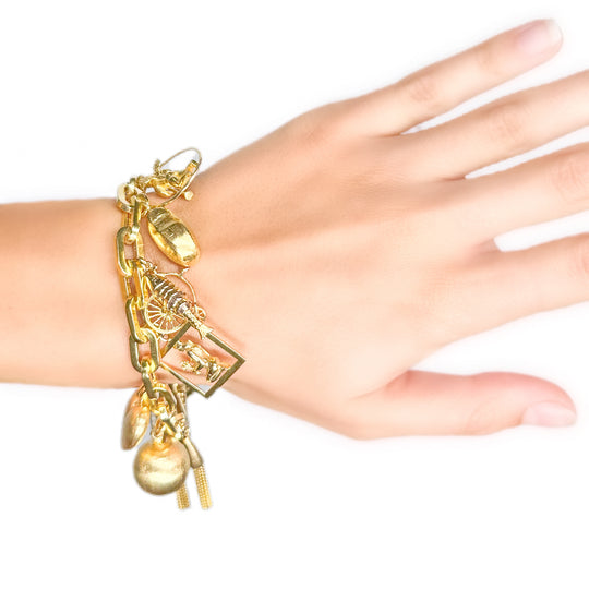 18ct Yellow Gold Charm Bracelet
