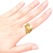 18ct Yellow Gold Charm Ring