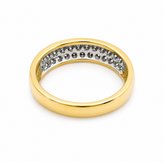 18ct Pave Diamond Ring