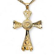 14ct Yellow Gold Celtic Cross