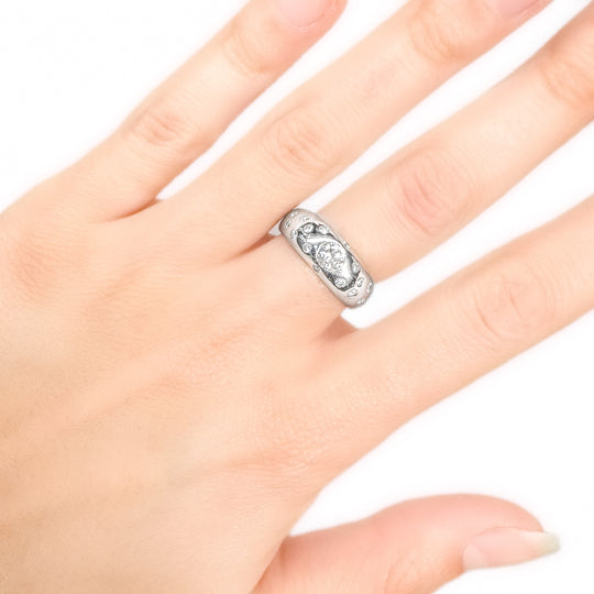 18ct White Gold Diamond Dress Ring