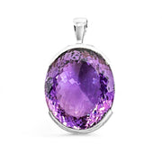 Amethyst Sterling Silver Pendant