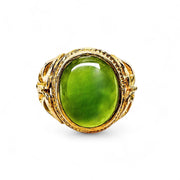 24ct Yellow Gold Jade Ring