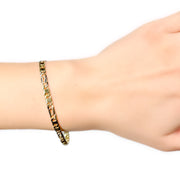 18ct Yellow & White Gold Bracelet