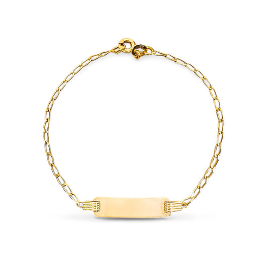 18ct Yellow Gold Child's ID Bracelet