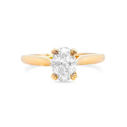 18ct Rose Gold Solitaire Diamond Ring, 0.33cts