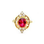 18ct Ruby & Diamond Ring