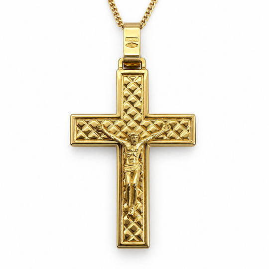 18ct Yellow Gold Cross 