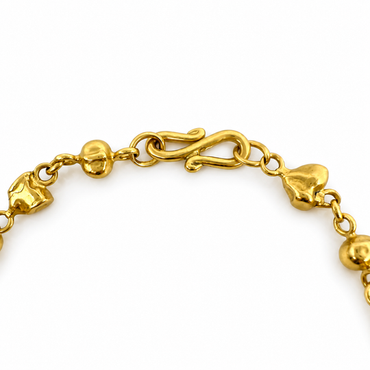 22ct Yellow Gold Charm Bracelet