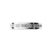 18ct White Gold Diamond Band