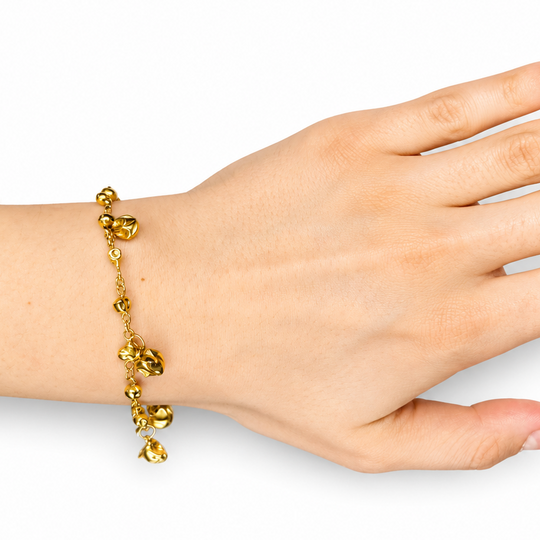 22ct Yellow Gold Charm Bracelet