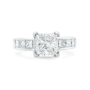 18ct White Gold Diamond Engagement Ring