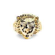 9ct Yellow Gold Lion Ring