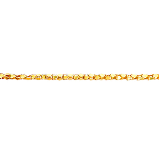 18ct Fancy Popcorn Chain