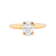 18ct Rose Gold Solitaire Diamond Ring