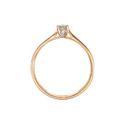 18ct Rose Gold Solitaire Diamond Ring