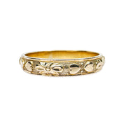 18ct Yellow Gold Patterned Ring