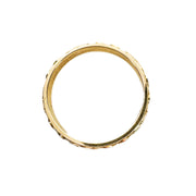 18ct Yellow Gold Patterned Ring