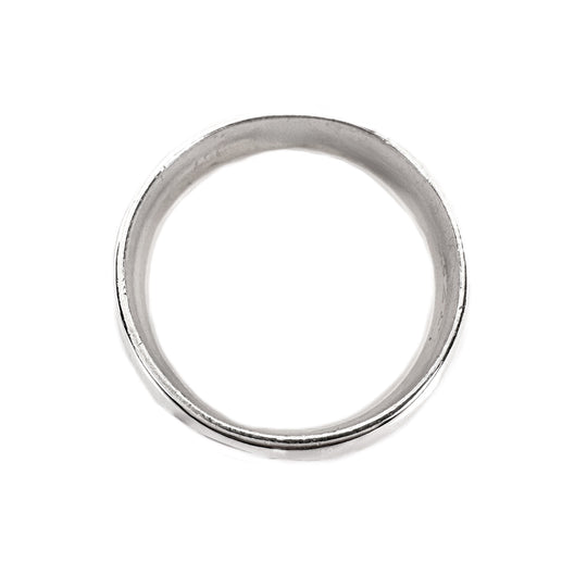 9ct Yellow & White Gold Wave Mens Ring