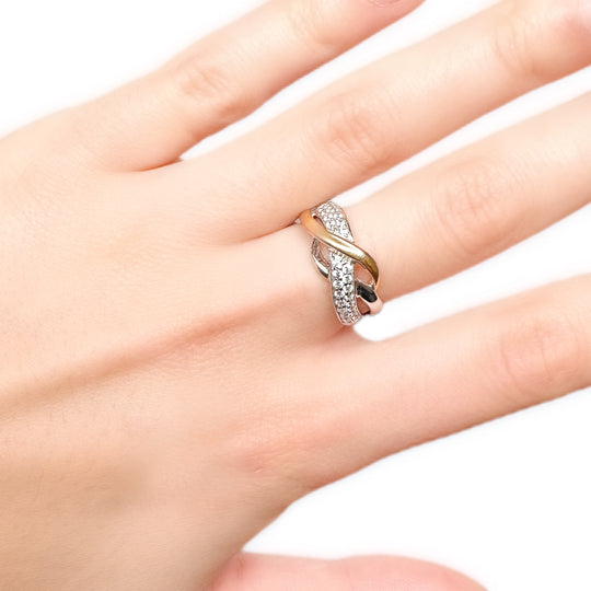 Sterling Silver Cubic Zirconia Ring