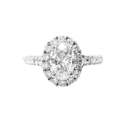 18ct White Gold Diamond Engagement Ring