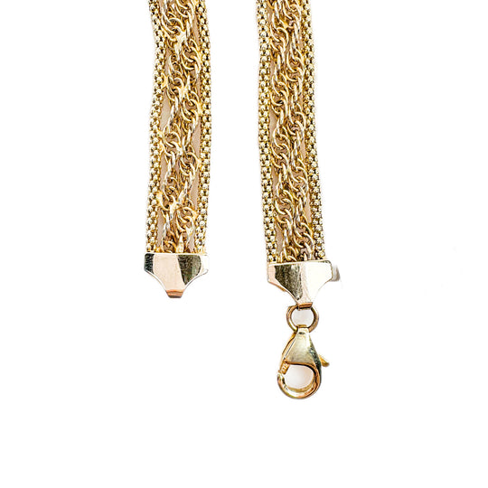 9ct Yellow Gold Mesh Bracelet