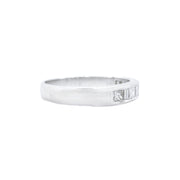 18ct White Gold Diamond Band