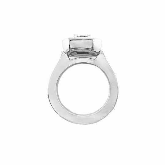 18ct White Gold Diamond Engagement Ring