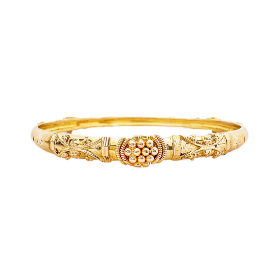 22ct Detailed Pattern Bangle 
