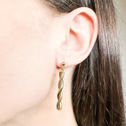 9ct Yellow Gold Twist Earrings