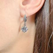 Sterling Silver Cubic Zirconia Drop Earrings