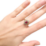 18ct Ruby & Diamond Ring